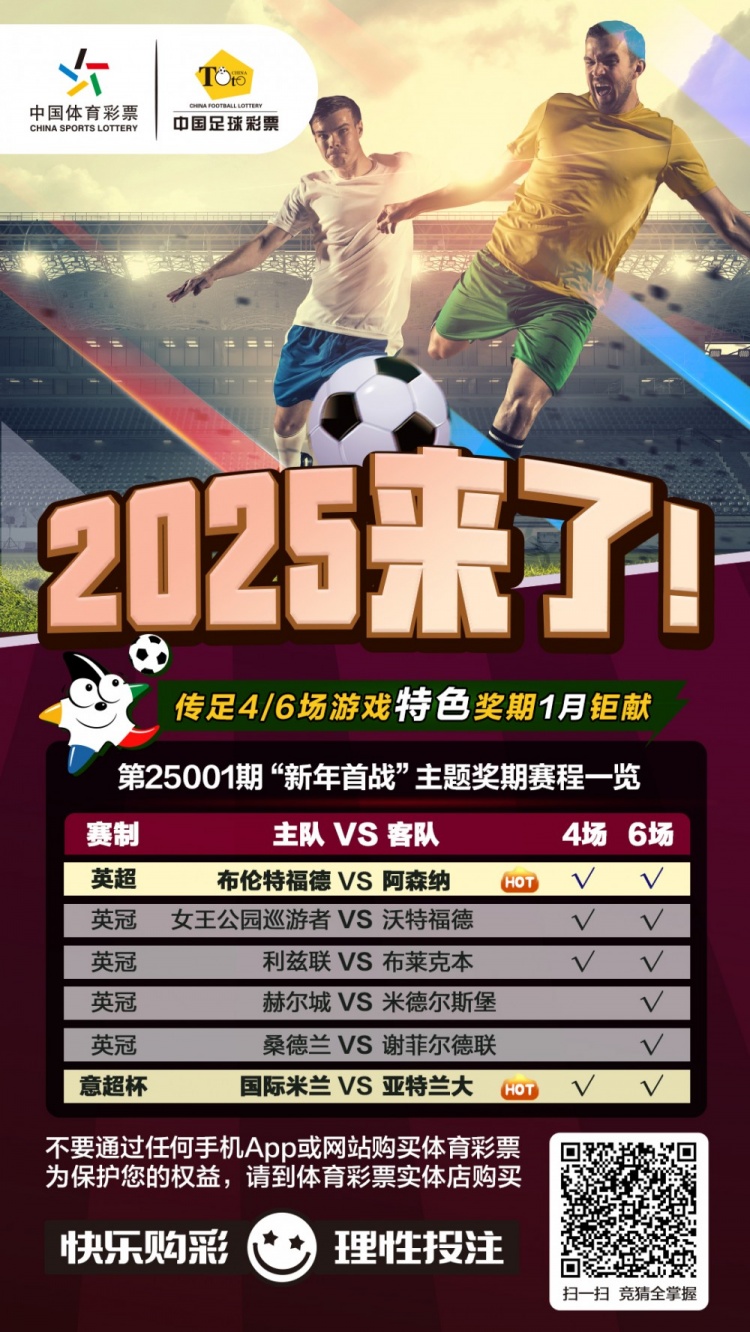 2025來了！傳足特色獎期第25001期聚焦新年首戰